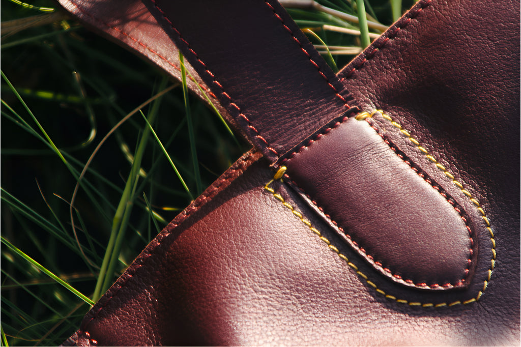 Masi Leather & Suede Tote - Brandy/Citrine