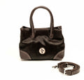 Kalani Petite Haircalf Top Handle - Dark Chocolate