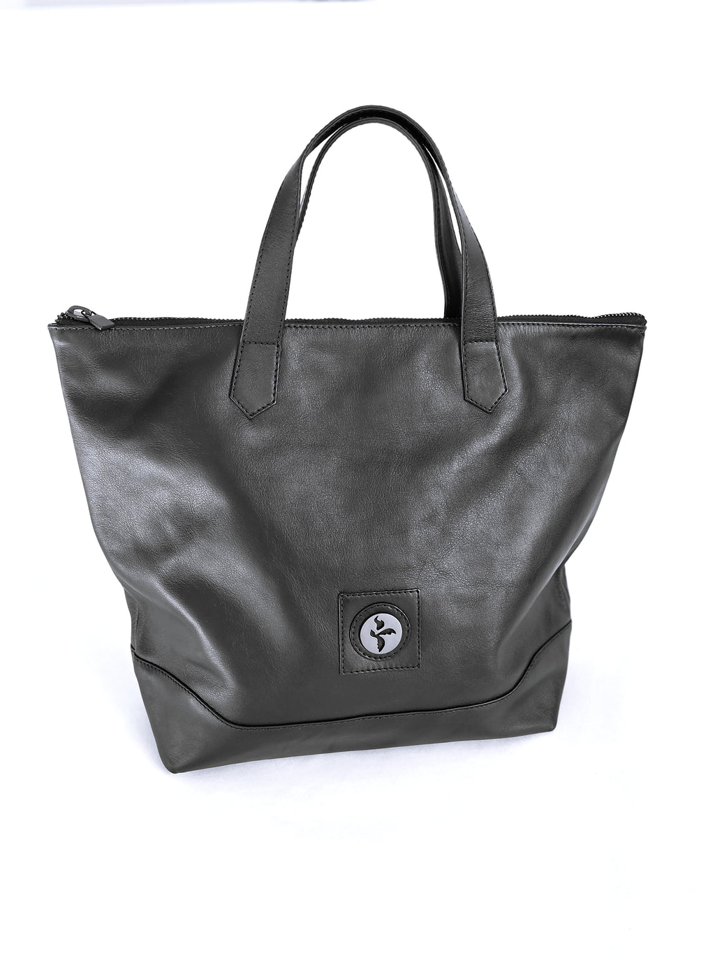 Lils Leather Backpack & Tote - Black Noir