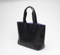 Masi Leather & Suede Tote - Black/Celeste