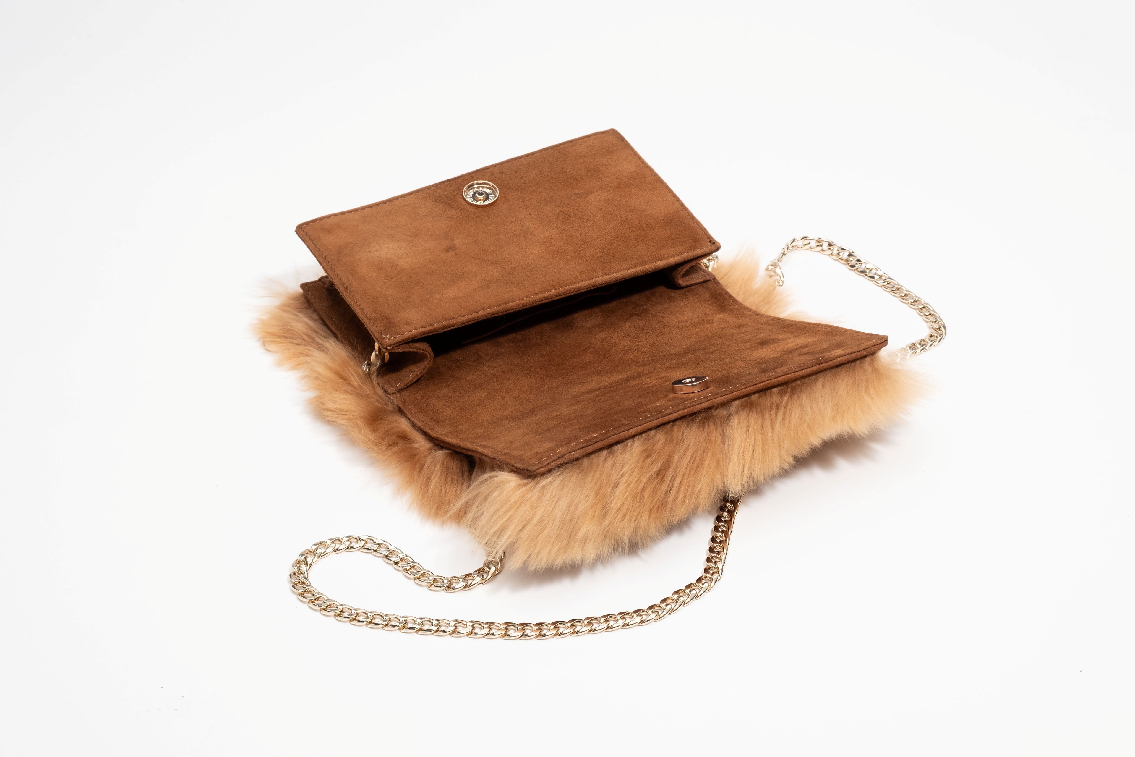 Nikki Baby Alpaca & Suede Mini