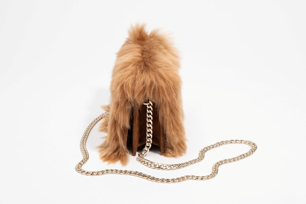 Nikki Baby Alpaca & Suede Mini