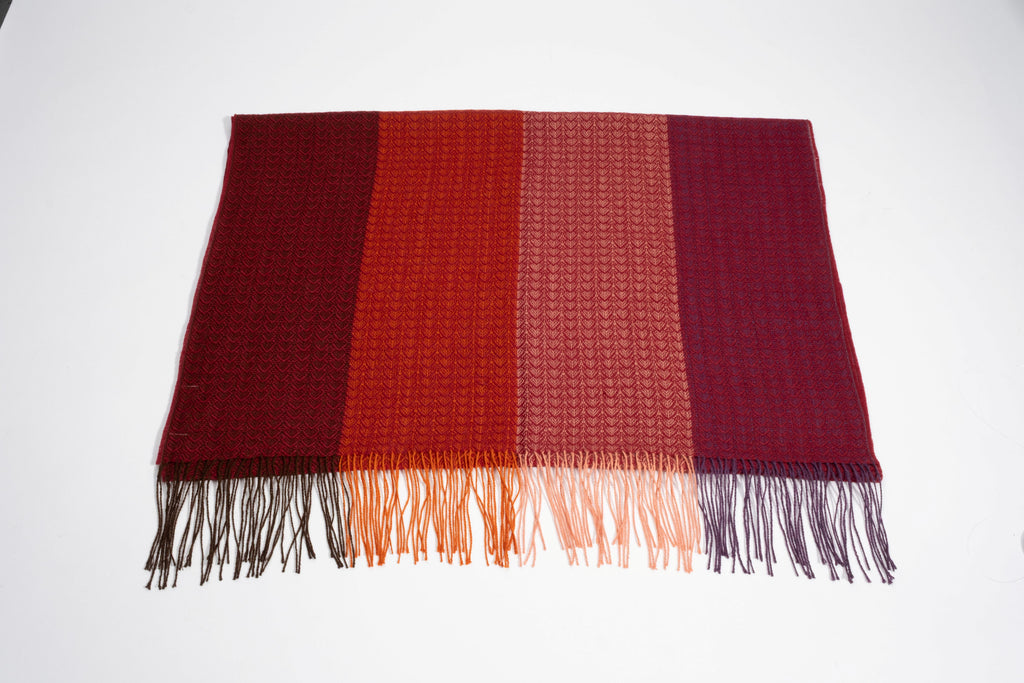 Ambre Baby Alpaca & Silk Chevron Weave Wrap