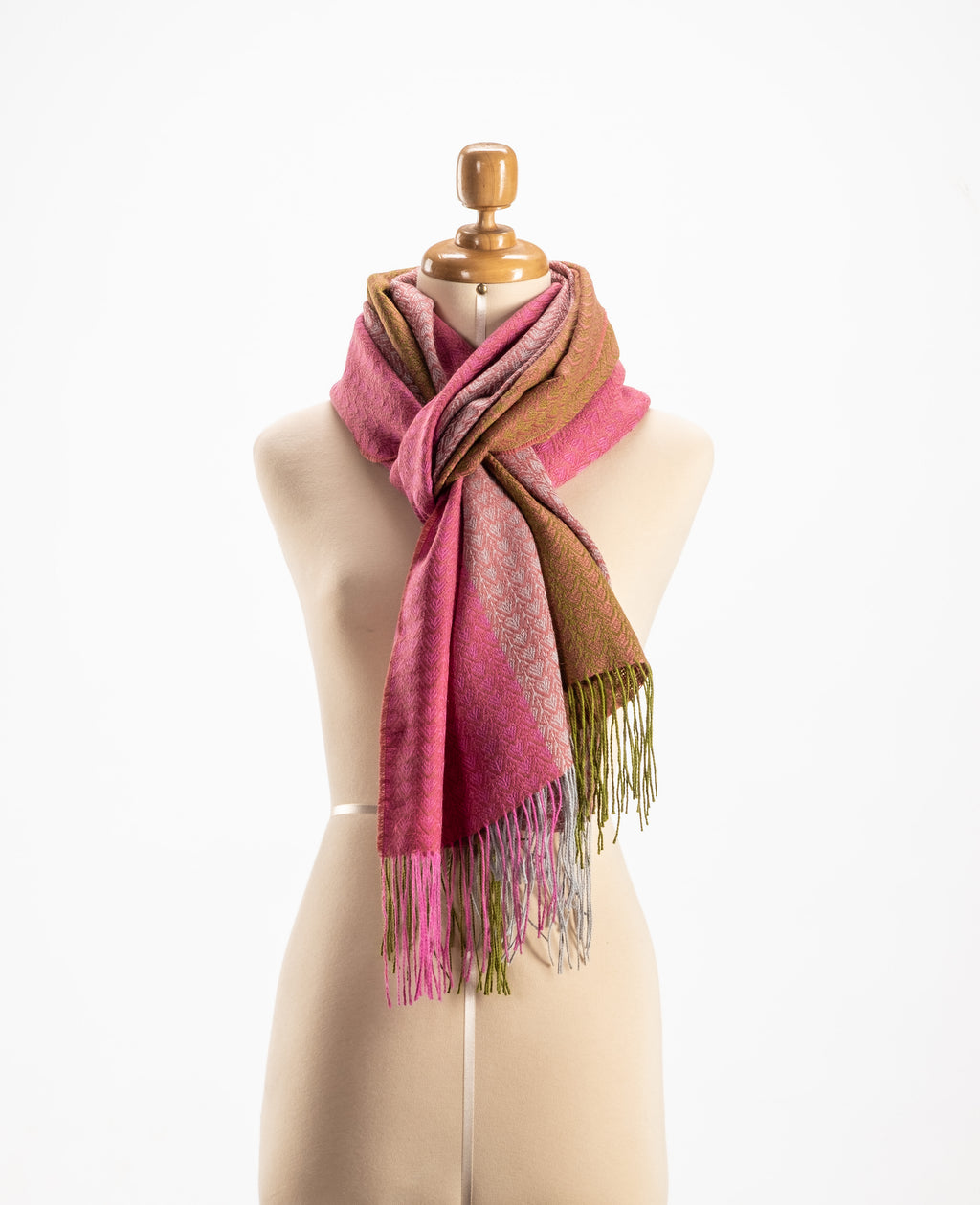 Tasha Baby Alpaca & Silk Chevron Weave Wrap