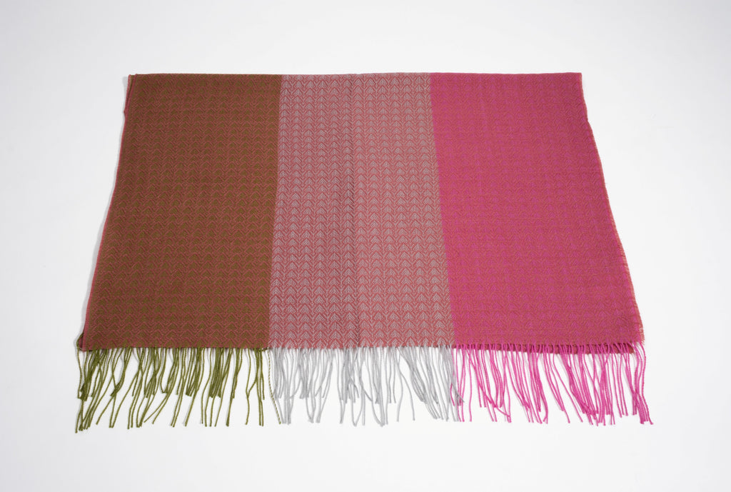Tasha Baby Alpaca & Silk Chevron Weave Wrap