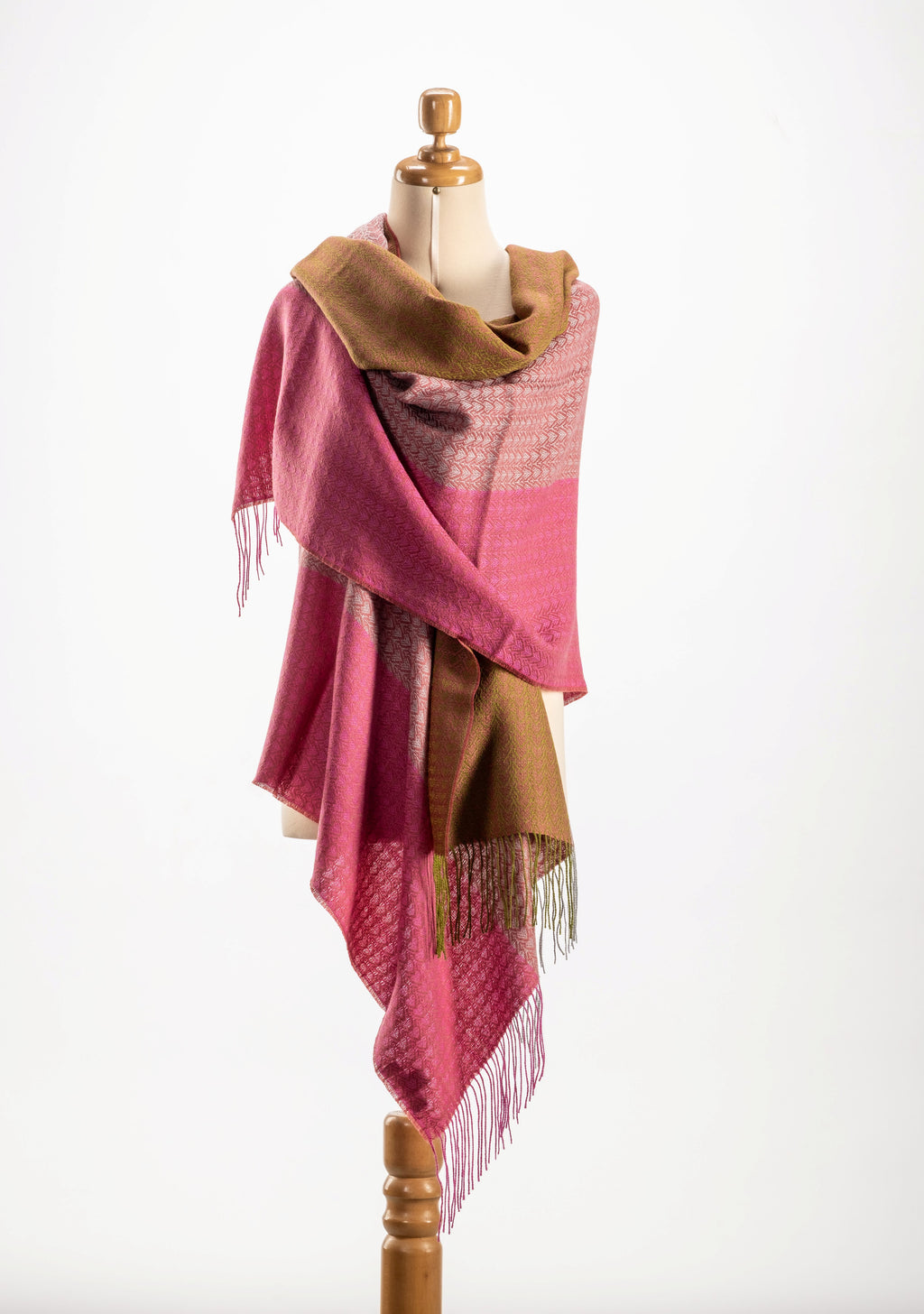 Tasha Baby Alpaca & Silk Chevron Weave Wrap